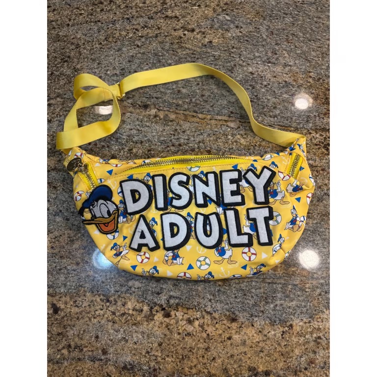 Disney Adult Yellow Donald Duck Kids Waist Bag